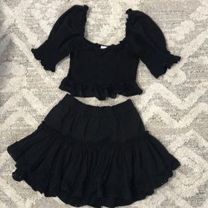 Misa top & skirt set